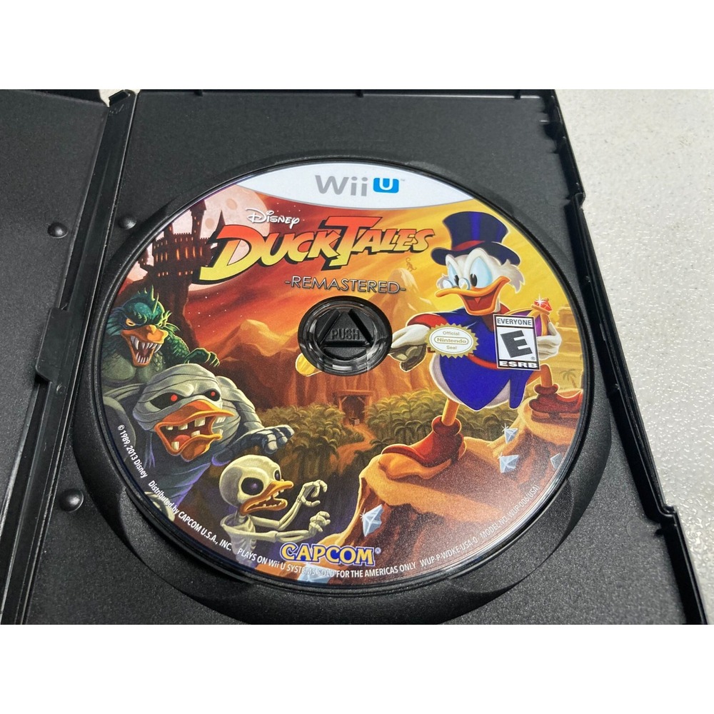 DuckTales Remastered Nintendo Wii U 2013 Disc Only Tested